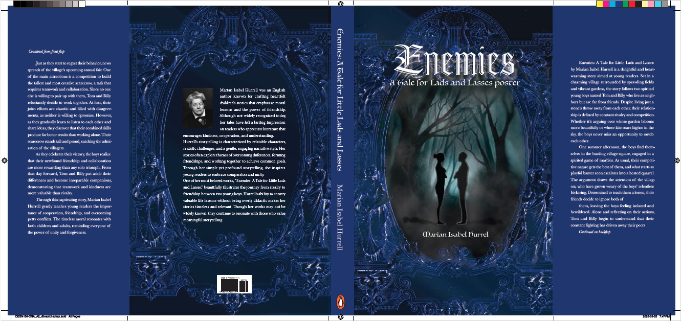 Enemies final Book cover design, alternate